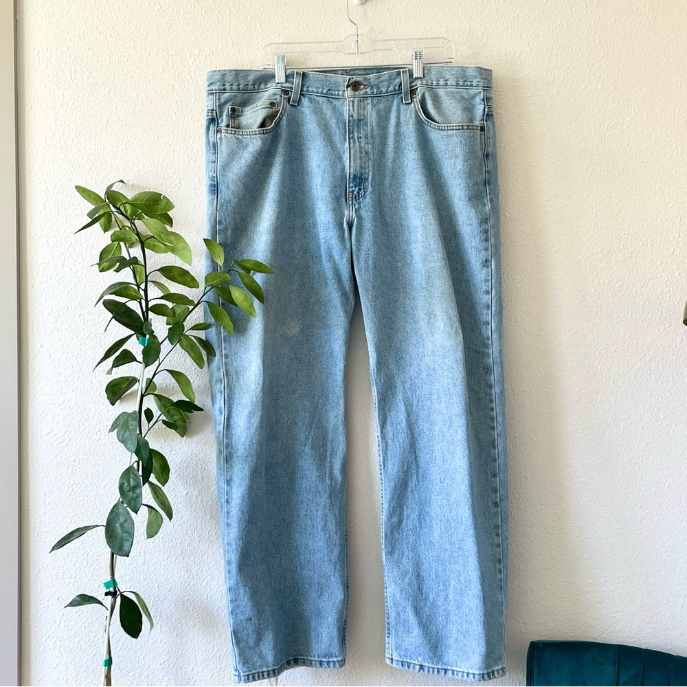 l.l. bean natural fit vintage distressed jeans #0003